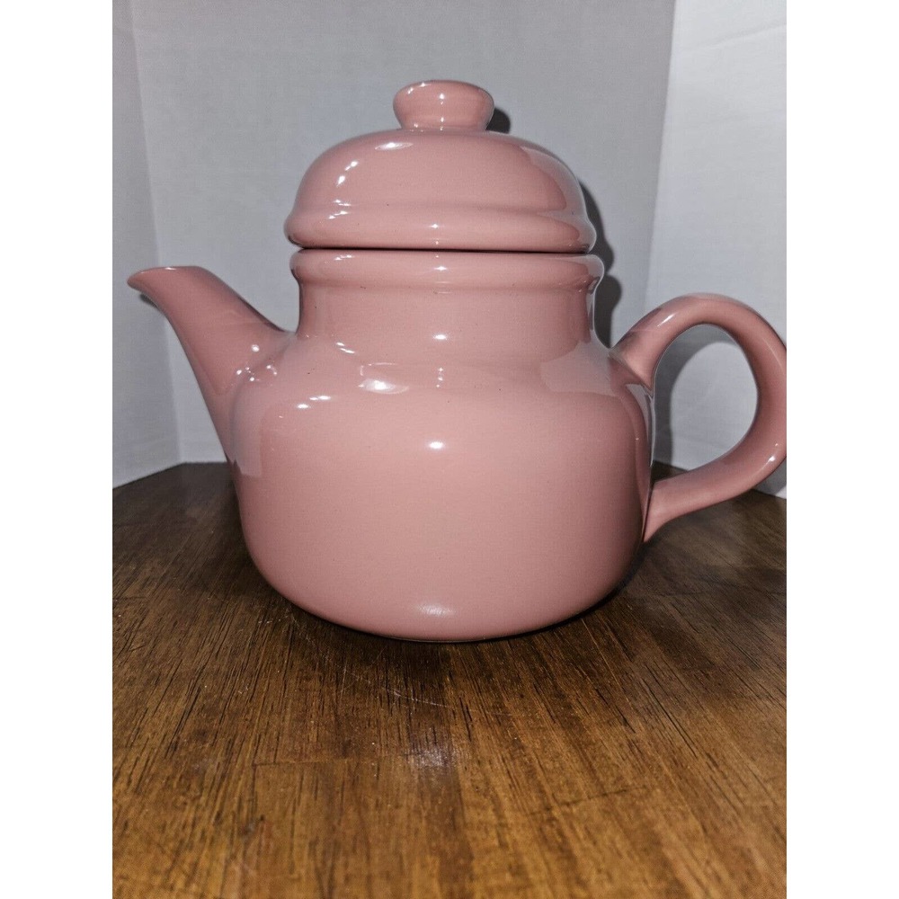 VTG 1983 RONDO Teapot & Lid Dusty Rose 7" By Gailstyn-Sutton Made In Japan VGUC